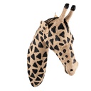 Décoration girafe Marron 18x36x82 cm