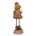 Décoration bonhomme de pain dépice Marron 7x7x18 cm