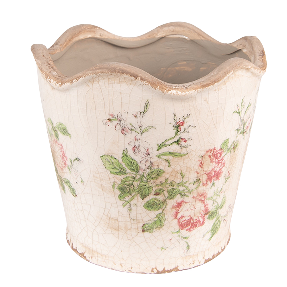 Decoratie bloempot Ø 18x17 cm