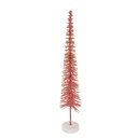 Décoration Arbre de Noël Rose Couleur or Ø 8x40 cm
