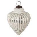Boule de Noël Blanc Ø 13x17 cm