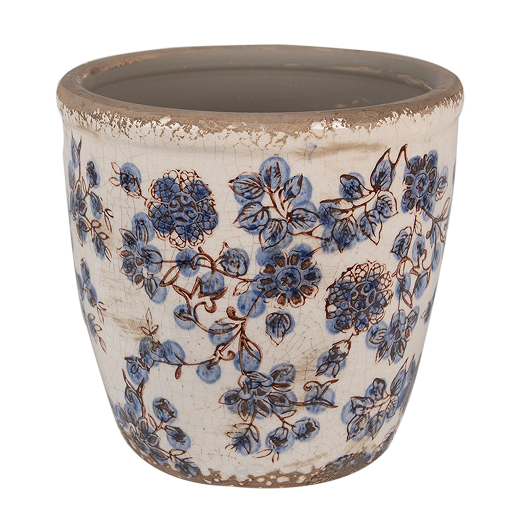 Decoratie bloempot Ø 17x16 cm