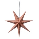 Décoration de Noël Étoile Marron 30x8x30 cm