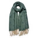 Sjaal 65x180 cm groen