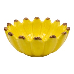 [6CE2508] Decoratie schaaltje bloem Ø 14x8 cm