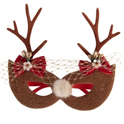 [66573] Lunettes avec ramures Marron Rouge 19x4x18 cm