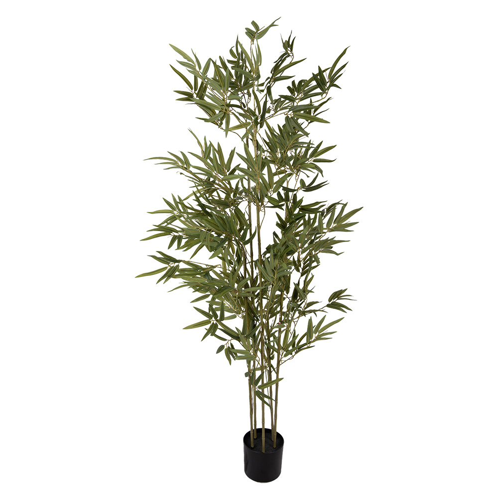 Decoratie kunstplant Bamboe 35x35x160 cm