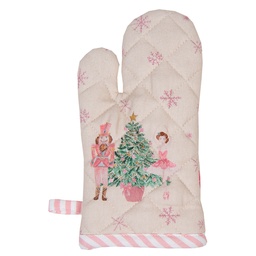 [PNC44K] Gant de cuisine enfant Beige Rose 12x21 cm