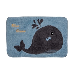 [BM0011] Badematte Blau Grau 58x38x1 cm