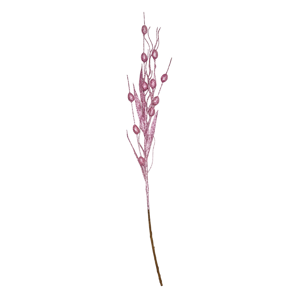 Décoration de Noël Rose 80 cm