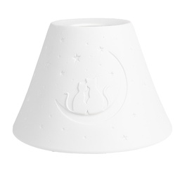 [6LAK0544] Paralume Pendente Bianco Ø 15x10 cm