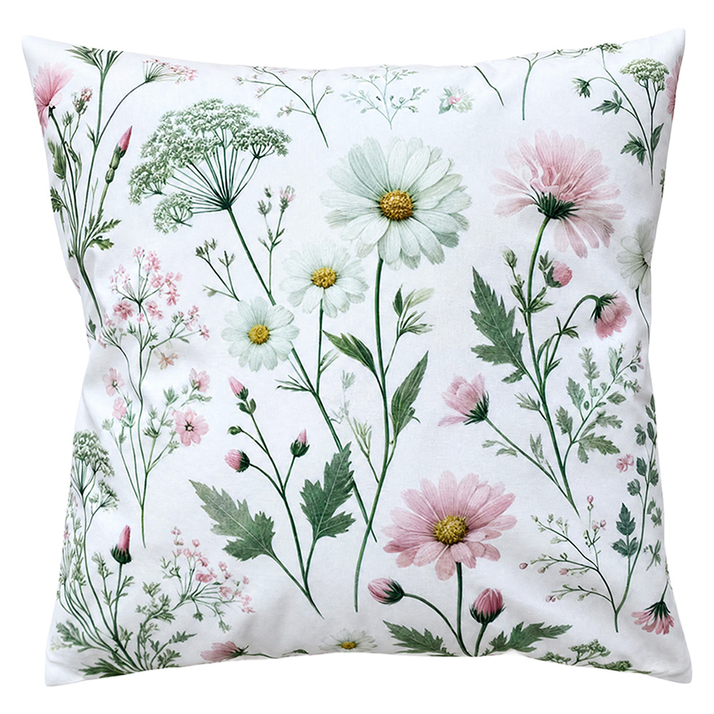 Coussin rempli Beige Rose 45x45x4 cm