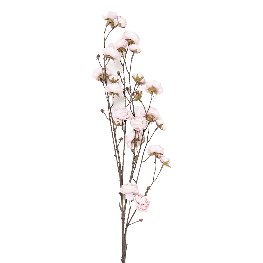 Decoratie tak met bloemen 15x15x115 cm