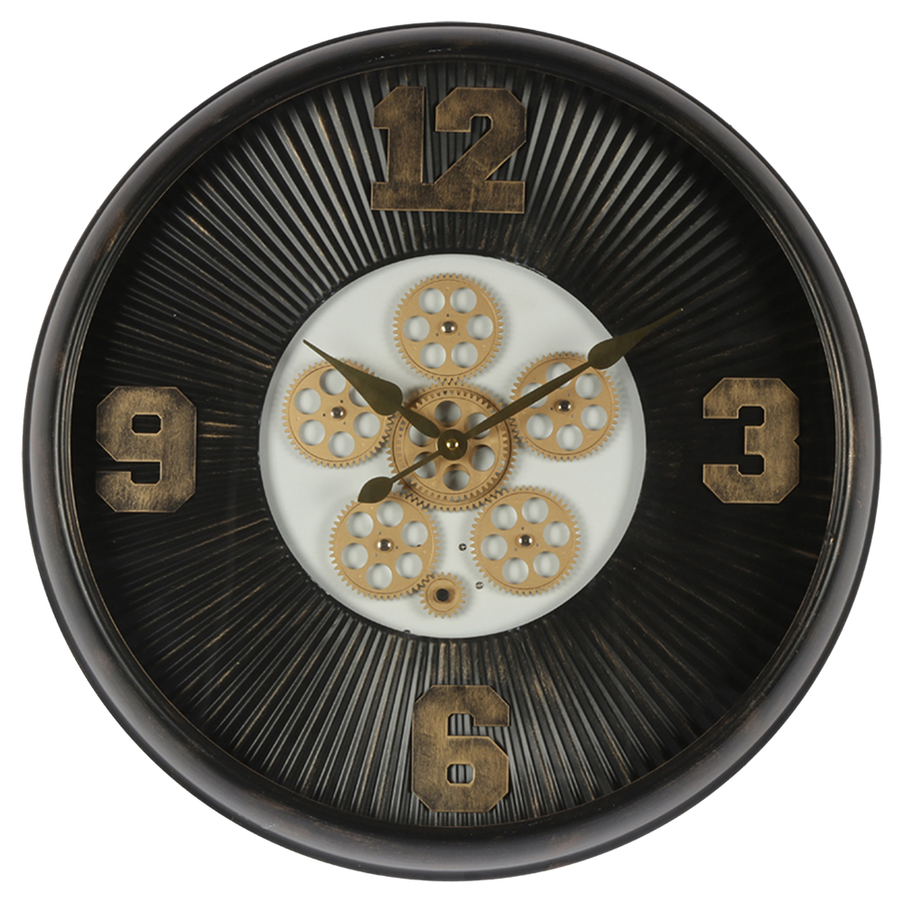 Wandklok Ø 61x11 cm / 1xAA / 1xC
