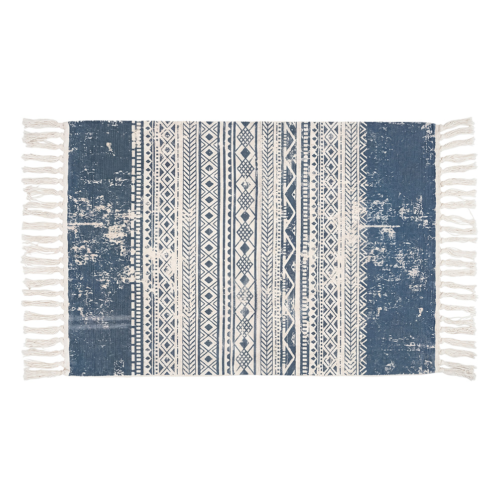 Floor mat Beige Blue 60x90 cm