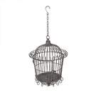 Cage à oiseaux décorative Marron Ø 36x47/75 cm