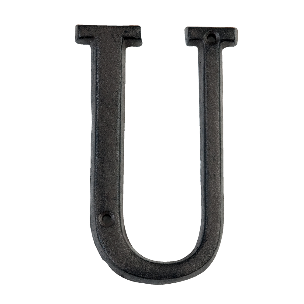 Letter U 8x1x13 cm