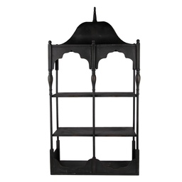 [5Y1389] Support mural Noir Marron 55x19x109 cm