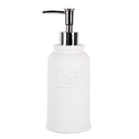 Dispenser Sapone Bianco Ø 8x21 cm / 350 ml
