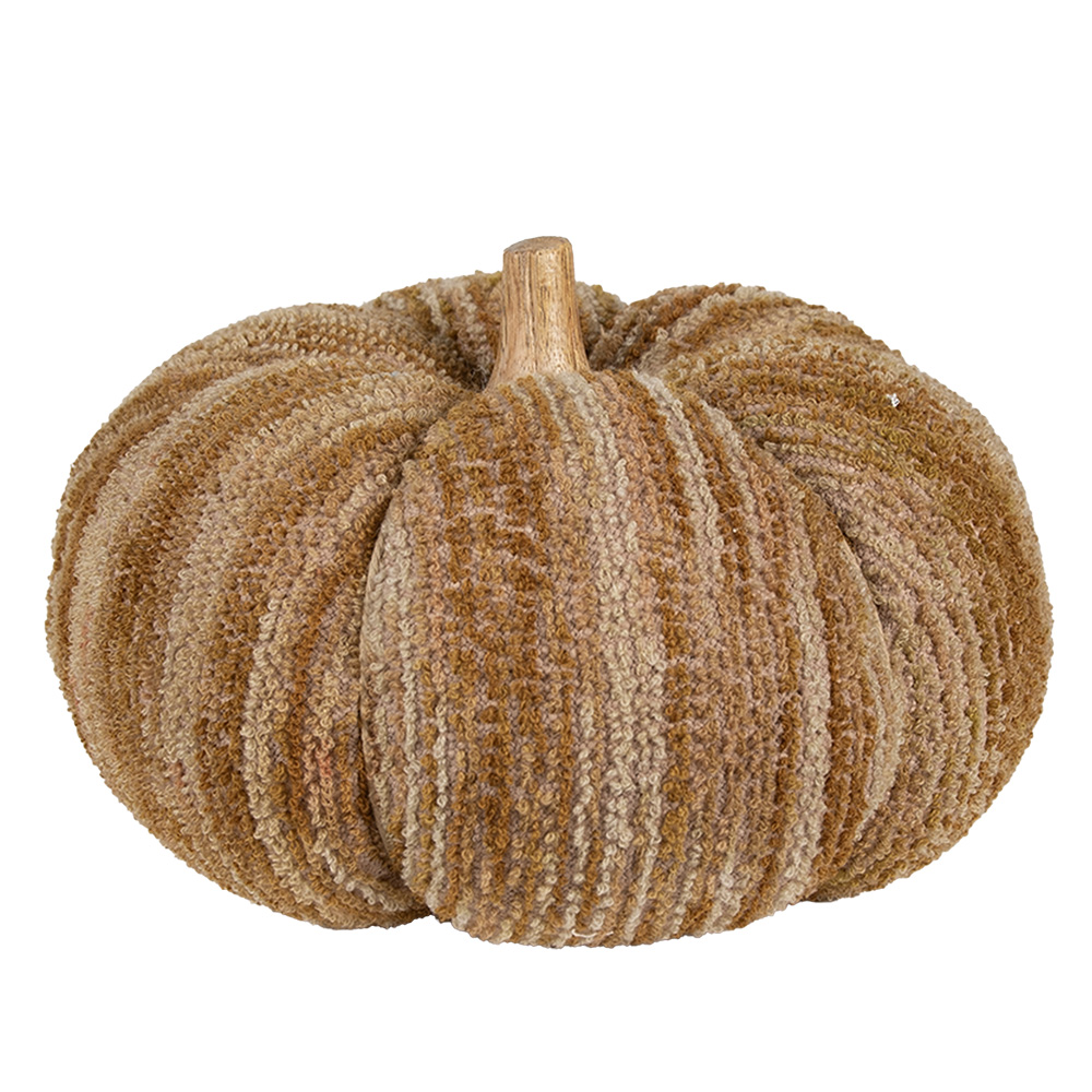 Decoratie pompoen Ø 25x16 cm