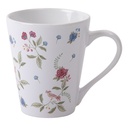 Becher Weiß, Blau, Rosa 13x9x11 cm / 300 ml