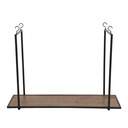 Support mural Marron 90x33x60 cm