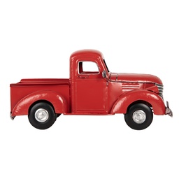 [6Y5812] Decoration Camion Rosso 45x22x21 cm