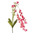 Decorative Artificial Branch with flowers Pink Green 15x6x80 cm