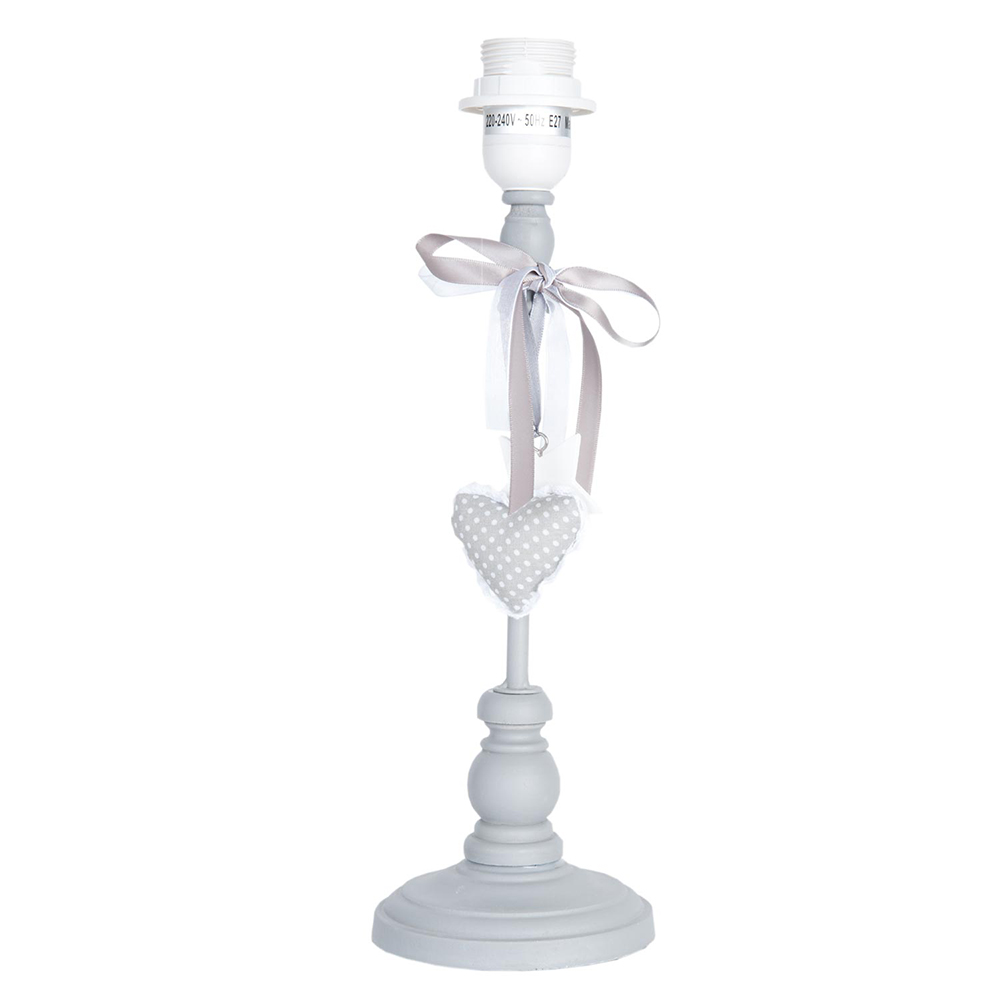 Lamp Base Table Lamp Grey Ø 12x38 cm E27/max 1x40W