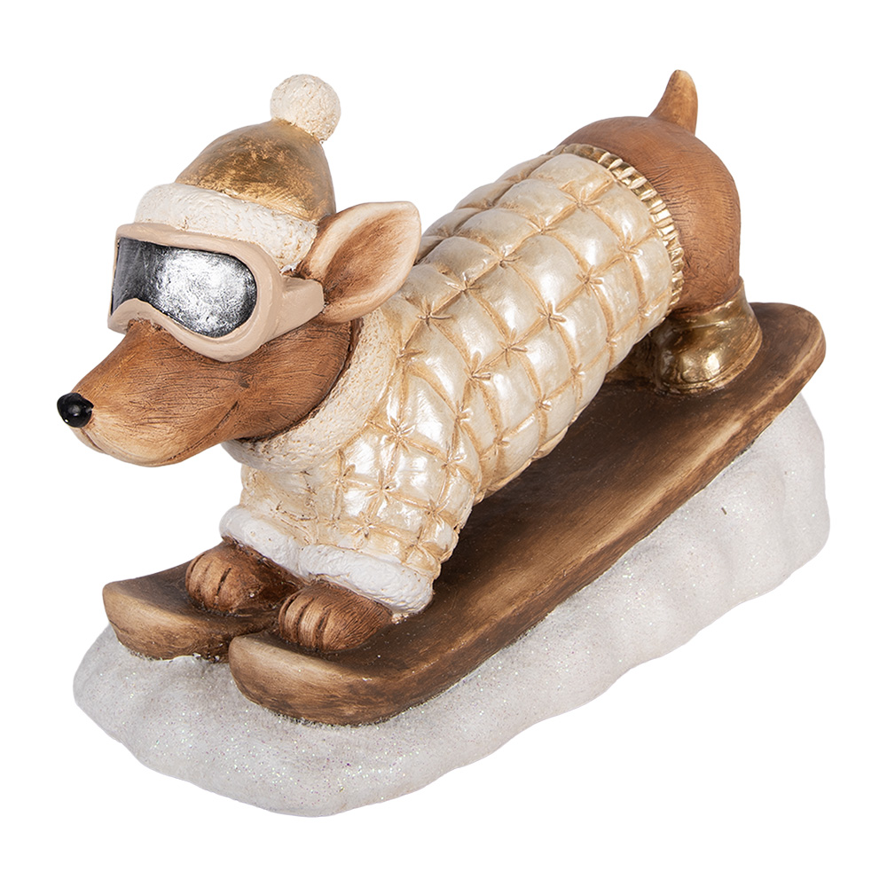 Decoratie hond 50x23x29 cm