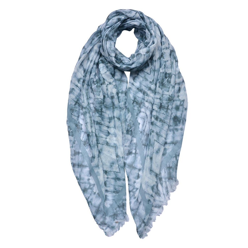 Foulard Donna Stampato Grigio 70x180 cm