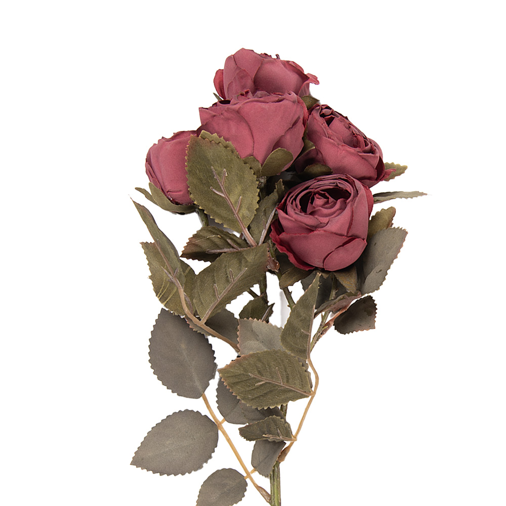 Decoratie tak met bloemen 8x13x43 cm