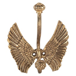 [6Y5896] Wandhaken Goldfarbig 12x6x13 cm