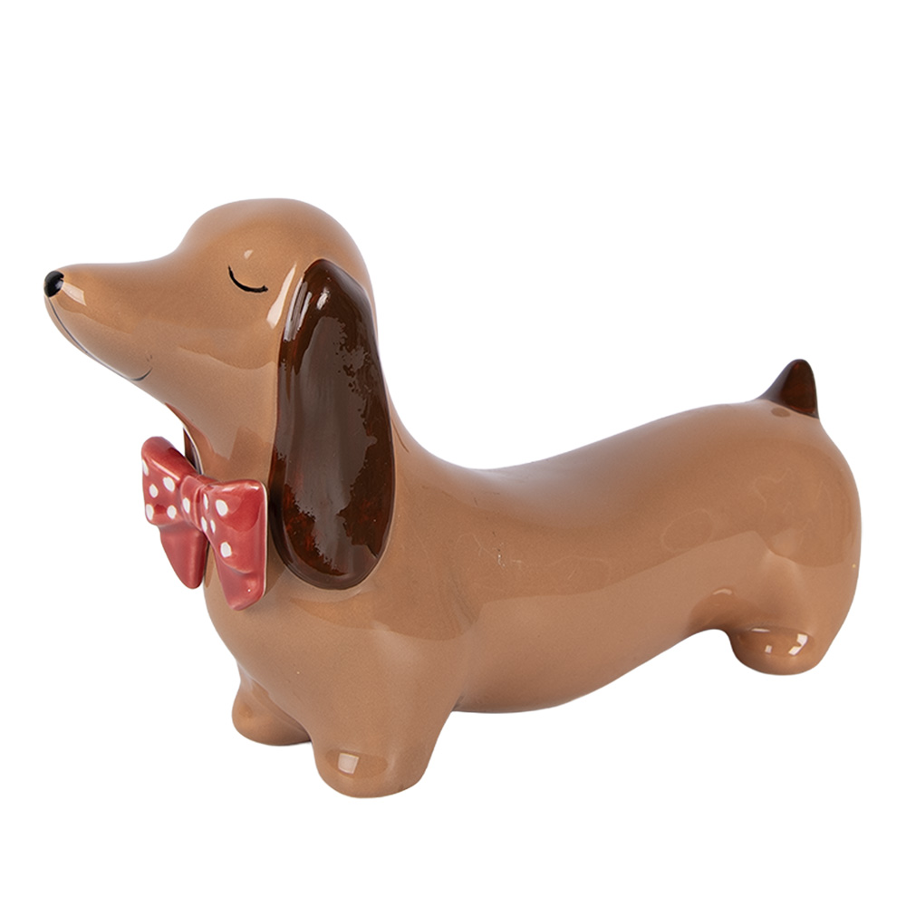 Decoratie hond 26x7x15 cm