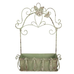 [5Y1411] Porte-plante Vert Marron 44x15x58 cm