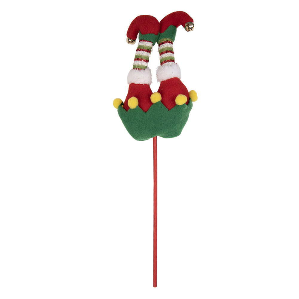 Decoratie Kerst Elfenbenen 12x7x43 cm