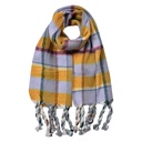 Foulard femme Jaune Violet 50x200 cm