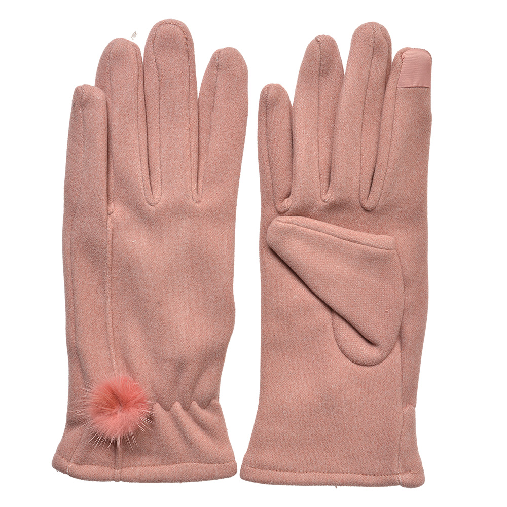 Winter Gloves Pink 9x23 cm