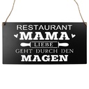 Tableau de texte Noir 40x1x20 cm
