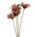 Branche de décoration avec fleurs Marron Vert 8x5x60 cm