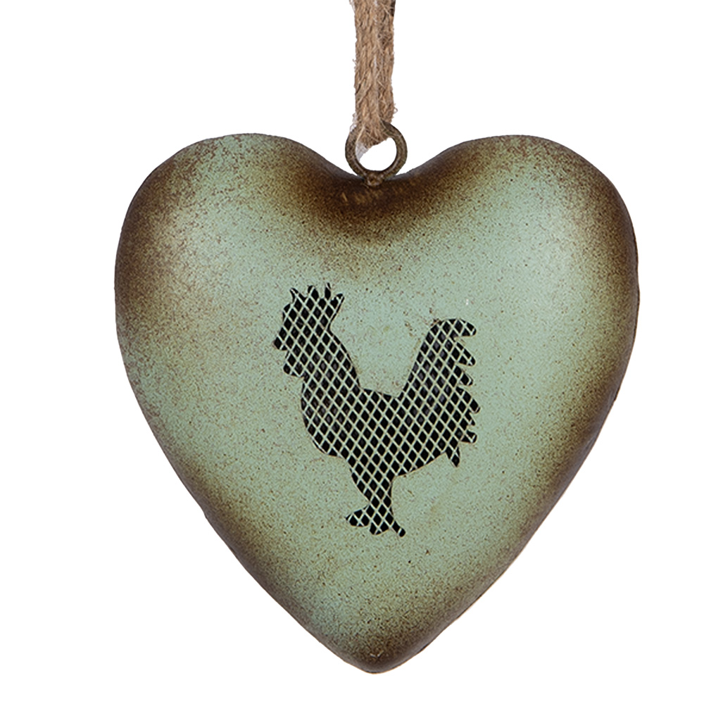Decoratie hanger hart 14x5x14 cm