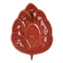 Plat Artichaut Rouge 16x12x3 cm