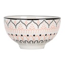 Soup Bowl White Black Ø 9x5 cm / 125 ml