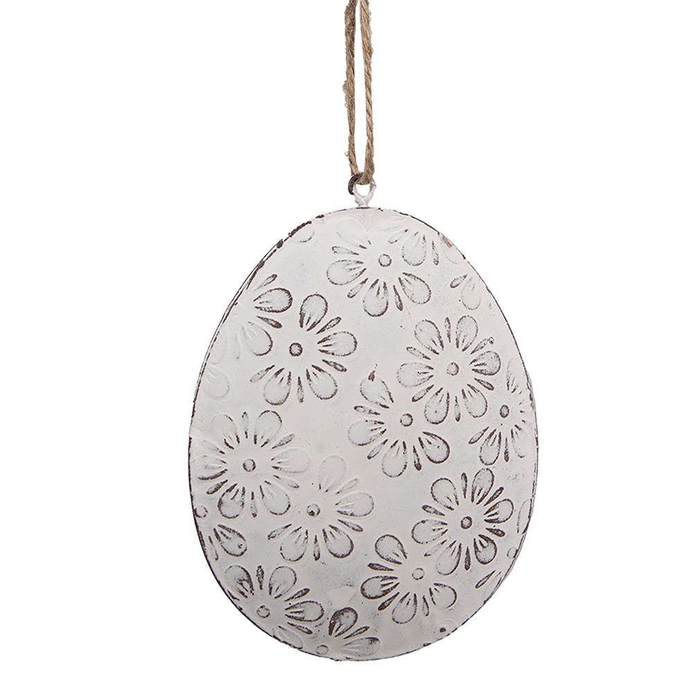 Decoratie hanger ei 10x2x8 cm