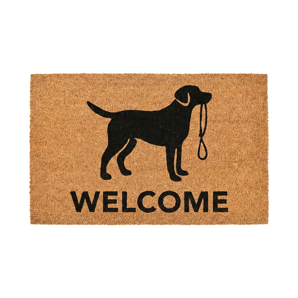 Doormat Inside Brown Black 75x45x1 cm