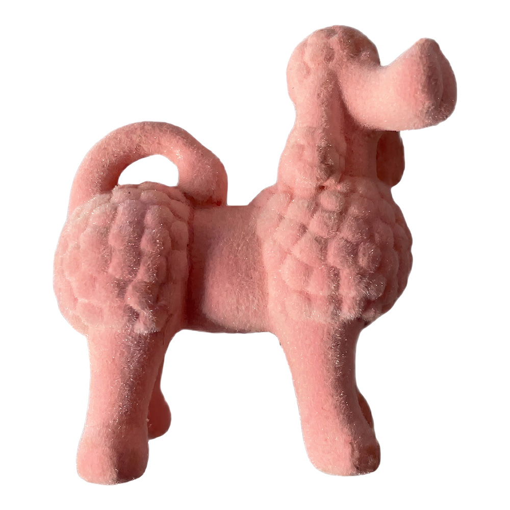 Deko Hund Rosa 13x8x15 cm