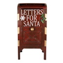 Boîte aux lettres Rouge 27x21x53 cm