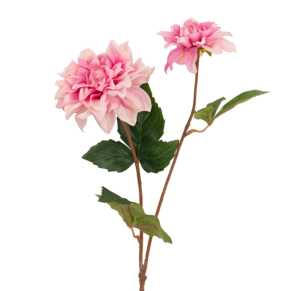 Decoratie tak met bloemen 60 cm
