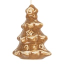 Ciondolo di decorazione albero di Natale Marrone Bianco 6x5x9 cm