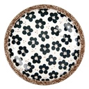 Assiette pour le Petit Déjeuner Blanc Noir Ø 21x3 cm